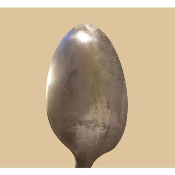 International Silver Ice Tea Spoon Wm Rogers AA IS Silverplated Rose Pattern - Picture 8 of 9